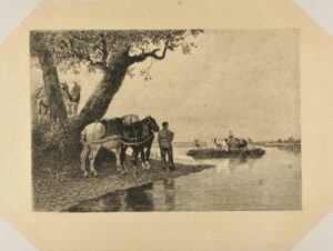 Passe cheval pour les chevaux de halage