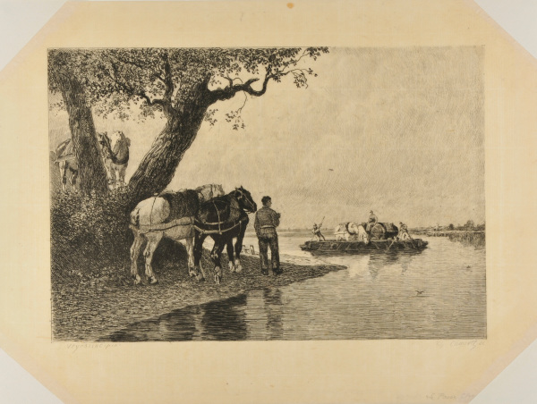 Passe cheval pour les chevaux de halage