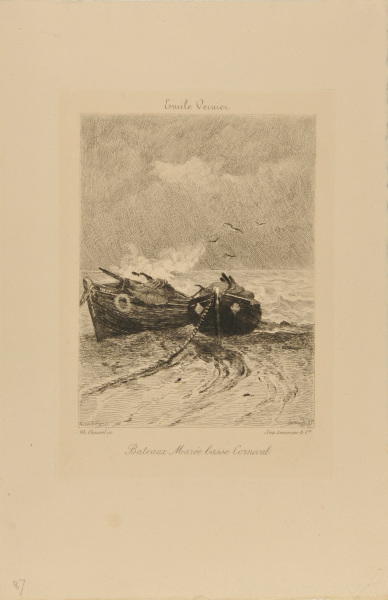 Bateaux marée basse Cornival