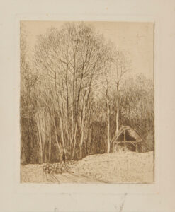 Petit croquis de paysage – l’hiver