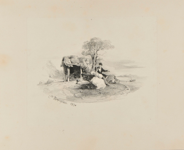 SPINNER AND CHILD (SECOND PLATE)