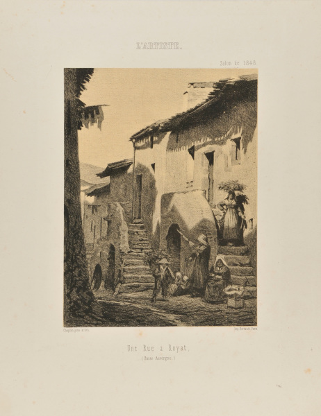 A STREET IN ROYAT (BASSE-AUVERGNE)