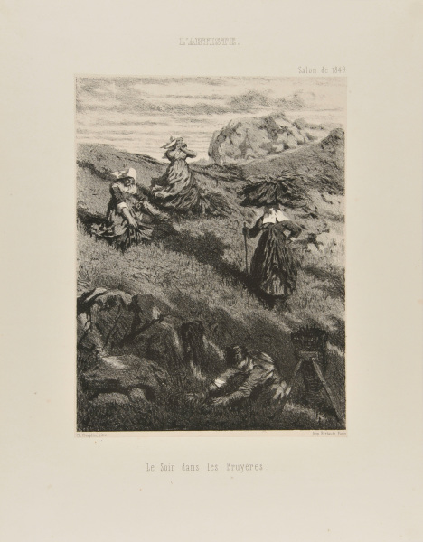 LE SOIR DANS LES BRUYÈRES, AUVERGNE