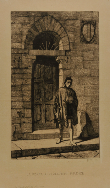 THE DOORWAY OF ALIGHIERI, FLORENCE