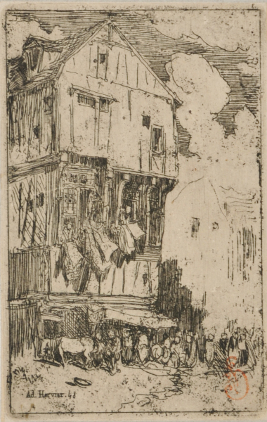 Woman Airing Clothes