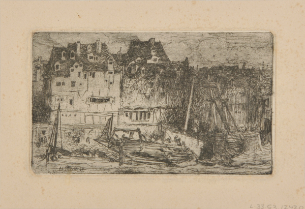 Boats Docked at Night