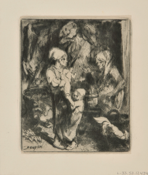 WOMEN IN A SLAUGHTER-HOUSE