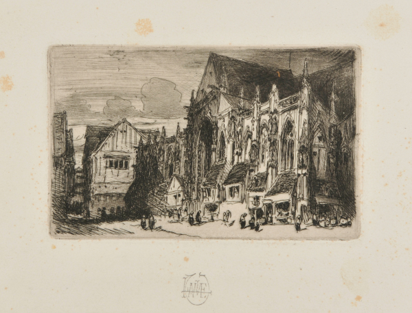 VIEW OF A CATHEDRAL FACADE