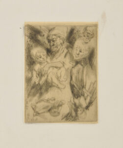 Sketch Plate with Seven Figures