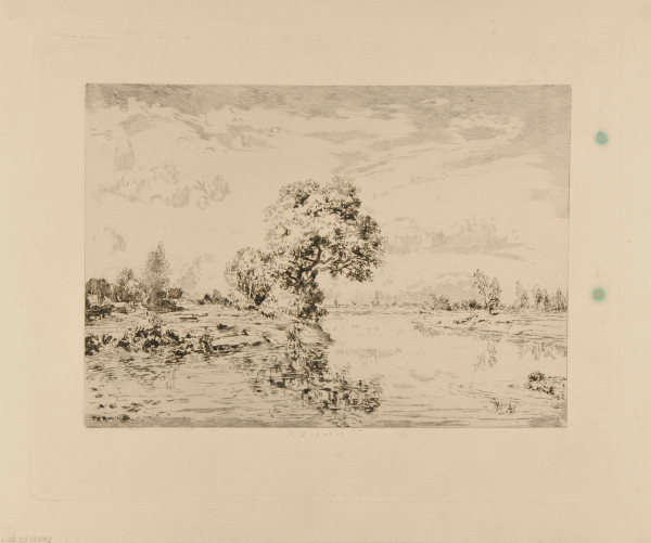 Pêcheur levant ses filets