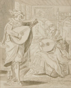 Couple Playing Lutes