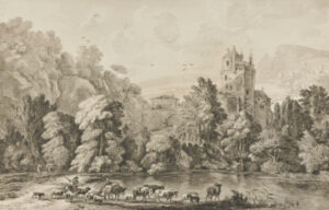 Paysage avec Troupeauy, after J. van der Meer der Jonge