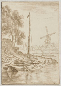 Landscape with River and Windmill