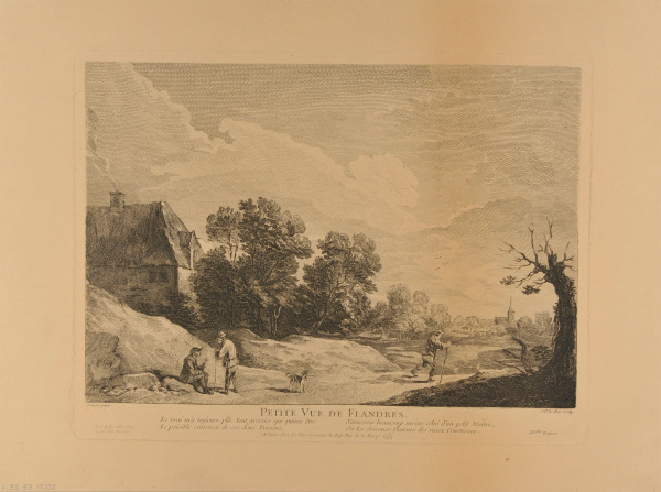 Petite Vue de Flandres, after Teniers