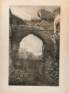 Entrée du Château d’Arques, intérieur