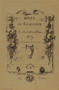 Dîner des Cinquante: le 19 Novembre 1873