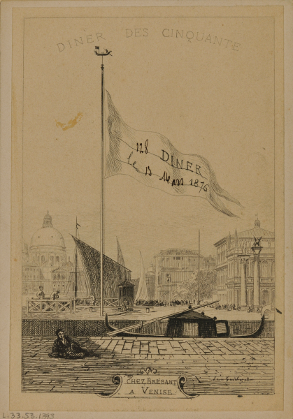 Dîner des Cinquante: 128e Dîner le 13 Mars 1876