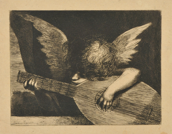 Angel Playing a Lute