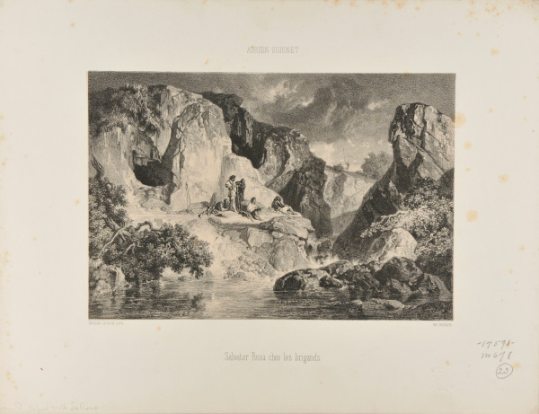 Salvator Rosa chez les Brigands