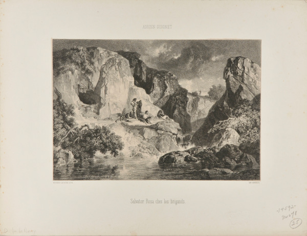 Salvator Rosa chez les Brigands