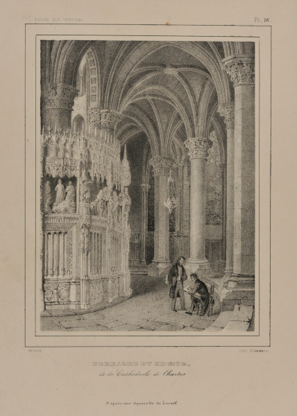 Derrière du Choeur de la Cathédrale de Chartres