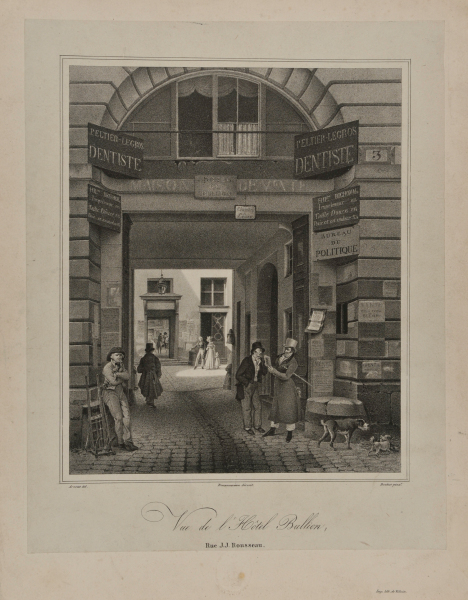 Vue de l’Hotel Bullion