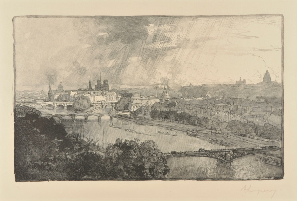 PARIS, VIEW FROM THE PAVILLON DE FLORE