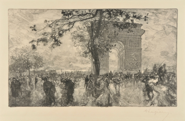 Retour du Bois, place de l'Etoile