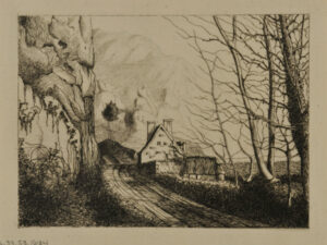 Landscape: House in the Mountains