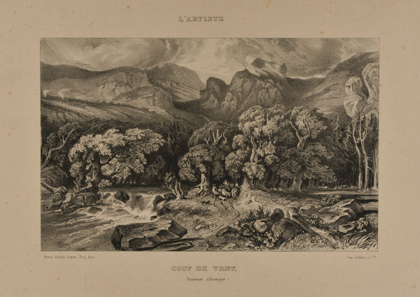 Coup de Vent. Souvenir d’Auvergne.