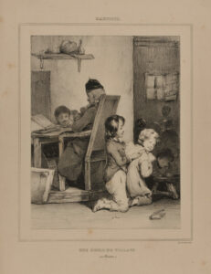 Une Ecole de village (en Flandre)