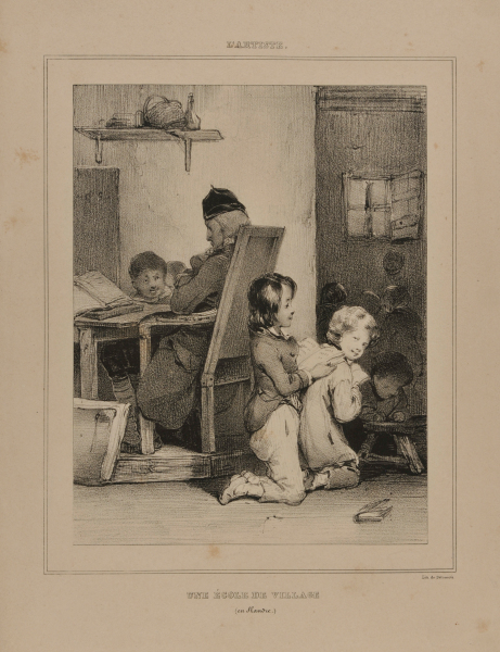 Une Ecole de village (en Flandre)