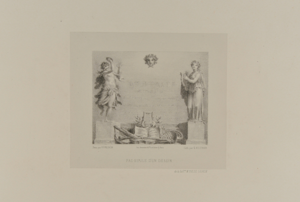 Fac-simile d’un Dessin de P.P. Prud’hon de la Collection de M. His de Lasalle.