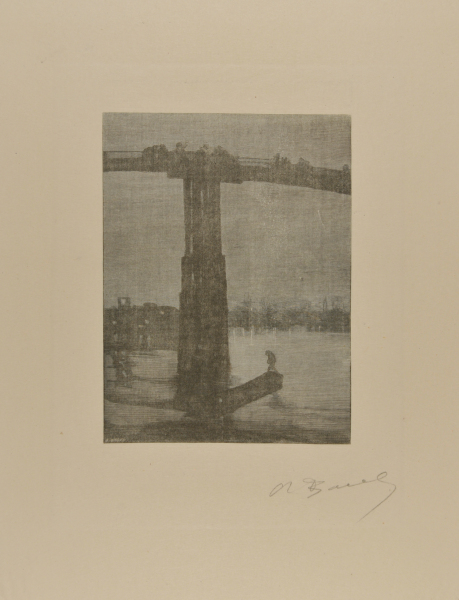 NOCTURNE: BLUE AND GOLD - OLD BATTERSEA BRIDGE