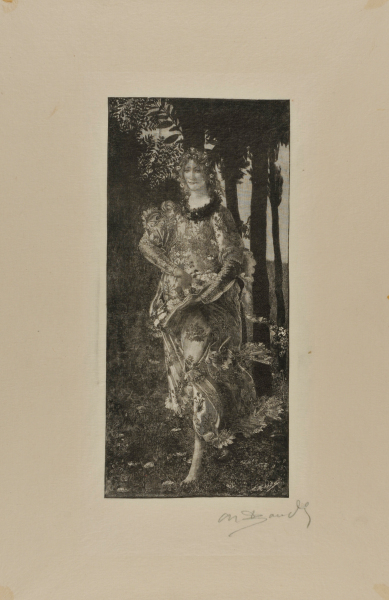 Figure of Flora in Botticelli’s “Allegory of Spring”