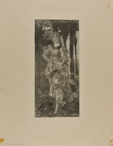 Figure of Flora in Botticelli’s “Allegory of Spring”