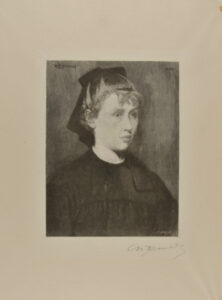 Portrait of Eva H[aviland]