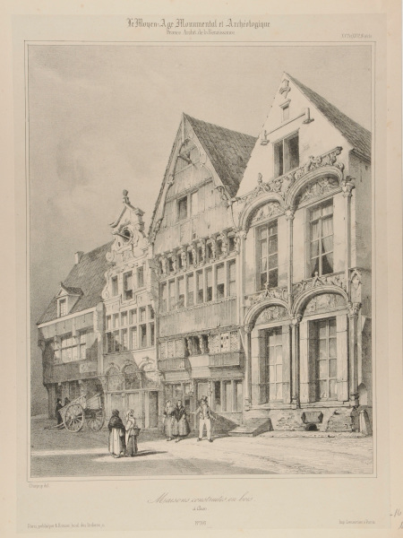 Maisons construites en bois à Caen