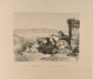 Un Abri dans la campagne de Rome