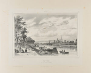 Rouen. Vue prise du Cours la Reine