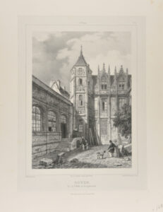 Rouen. Vue de l’Hotel de Bourgtheroulde