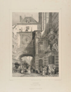 Rouen. Vue de la Grosse Horloge