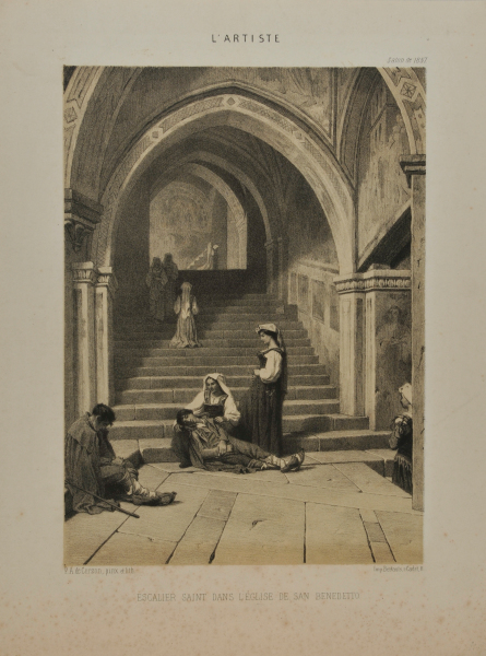 Escalier saint dans l’église de San Benedetto