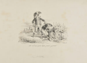 “Ah! Ah! mon petit Lapin, j’vous y pred!”