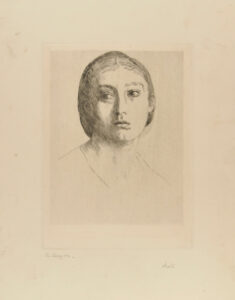 Tête de jeune fille