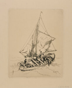 Boat Rescued by a Sailboat