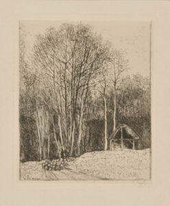 Petit croquis de paysage – l’hiver