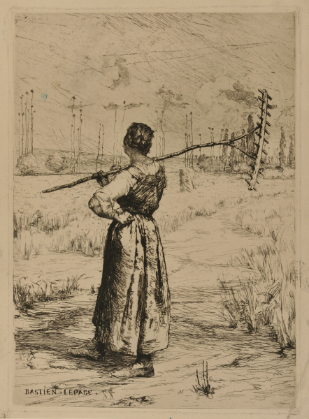Woman with a Rake (1877)