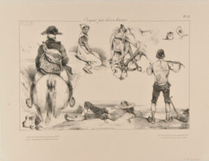 Sheet of Studies: Man on Horseback, Seated Girl, Horse’s Head etc.