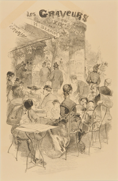 FRONTISPIECE FOR THE BOOK "HENRI BERALDI, LES GRAVEURS DU XIXE SIÈCLE"